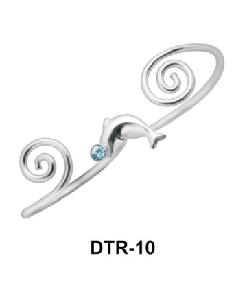 Fish Silver Toe Ring DTR-10 