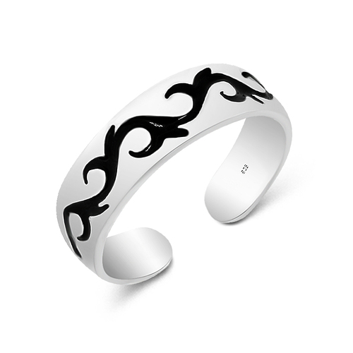 Casual Elegant 925 Silver Sterling Designer Toe Ring For Women Combo Of 2 |  eBay