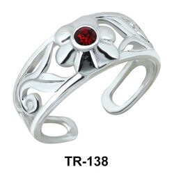 Toe Ring Cute Flora TR-138