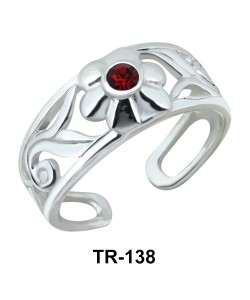 Toe Ring Cute Flora TR-138