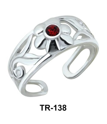 Toe Ring Cute Flora TR-138