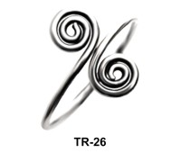 Toe Ring Spiral Shaped TR-26