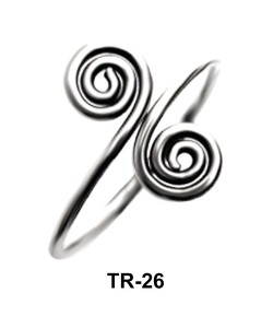 Toe Ring Spiral Shaped TR-26