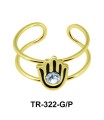 Toe Ring Hand Shape TR-322
