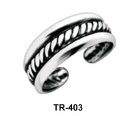 Rope Shaped Toe Ring TR-403 