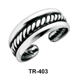 Rope Shaped Toe Ring TR-403 
