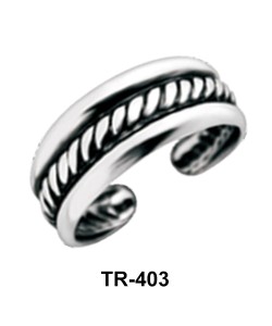 Rope Shaped Toe Ring TR-403 