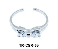 Toe Ring Bow Shaped TR-CSR-59