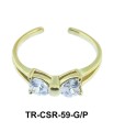 Toe Ring Bow Shaped TR-CSR-59