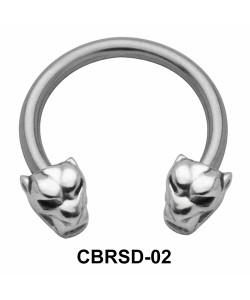 Wild Style Nipple Circular Barbell CBRSD-02