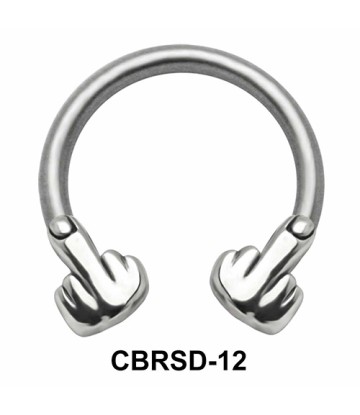Fuck Design Nipple Circular Barbell CBRSD-12