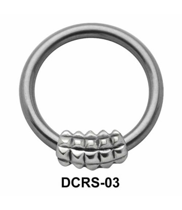 Interesting Design Nipple Piercing Closure Ring DCRS-03