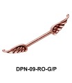 Wings Shaped Double Nipple Piercing DPN-09