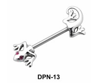 Lizard Double Nipple Piercing DPN-13