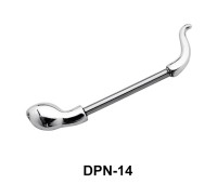 Snake Shaped Double Nipple Piercing DPN-14