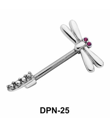 Double Dragonfly Nipple Piercing DPN-25