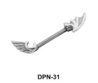 Wing Shaped Double Nipple Piercing DPN-31