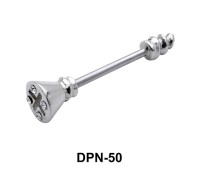 Multiple Rhinestone Double Nipple Piercing DPN-50