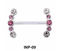 Shiny Stone Invisible Nipple Piercing INP-09