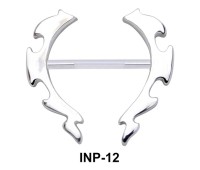 Awesome Flame Invisible Nipple Piercing INP-12