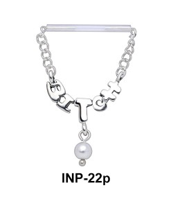 Bitch n Pearl Dangling Nipple Piercing INP-22p