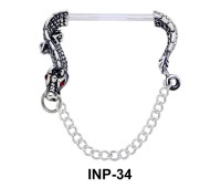 Amusing Dragon Invisible Nipple Piercing INP-34