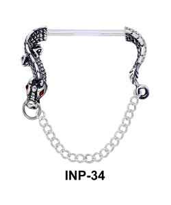 Amusing Dragon Invisible Nipple Piercing INP-34