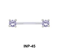 Impressive Crystal Invisible Nipple Piercing INP-45