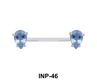 Drops of Water Crystal Invisible Nipple Piercing INP-46