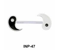 Yin Yang Invisible Nipple Piercing INP-47 