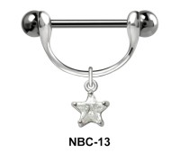Star Shaped Nipple Piercing NBC-13