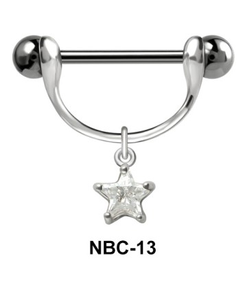 Star Shaped Nipple Piercing NBC-13