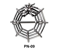 Spider Web Nipple Piercing PN-09