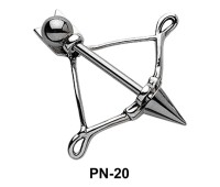Bow n Arrow Shaped Nipple Piercing PN-20