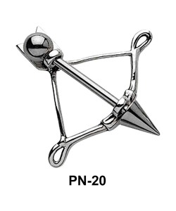 Bow n Arrow Shaped Nipple Piercing PN-20