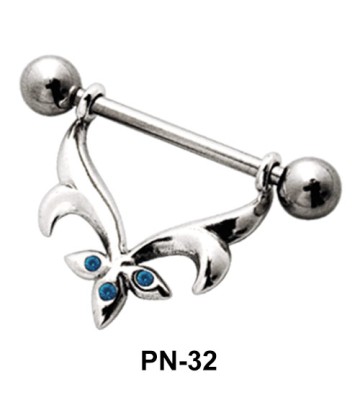 Flower Shaped Nipple Piercing PN-32
