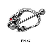 Dragon Shaped Nipple Piercing PN-47