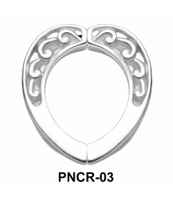 Plain Carving Heart Nipple Clip PNCR-03