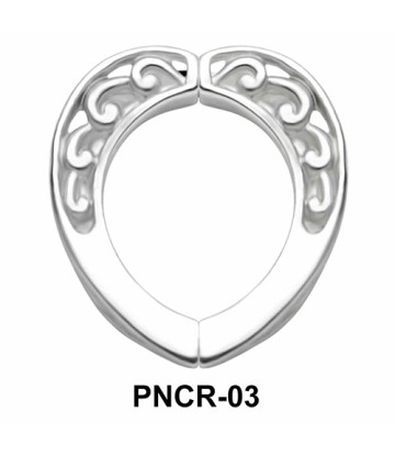 Plain Carving Heart Nipple Clip PNCR-03