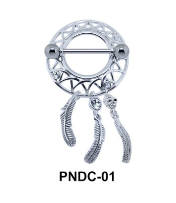 Dream Catcher Nipple Piercing PNDC-01