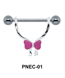 Pretty Bow Nipple Piercing PNEC-01