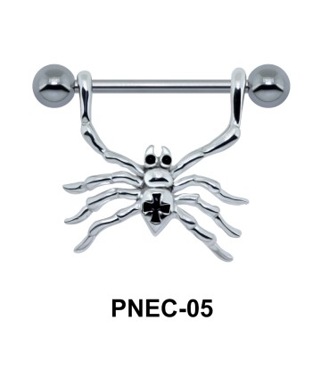 Spider Shaped Nipple Piercing PNEC-05