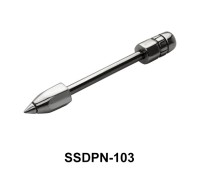 Bullet Shaped Double Nipple Piercing SSDPN-103