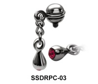 Drops Shaped Dangling Internal Attachment SSDRPC-03