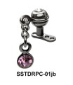 Dermal Dangling With Rhinestone SSDRPC-01jb
