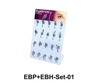 20 Eyebrow Piercing Set EBP+EBH-Set-01