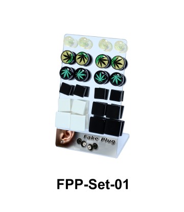 24 Fake Plugs Set FPP-Set-01