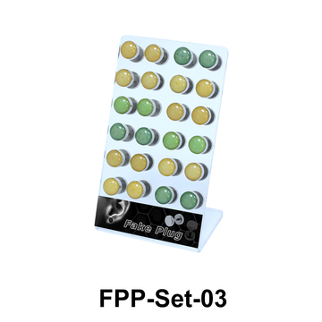 24 Fake Plugs Set FPP-Set-03