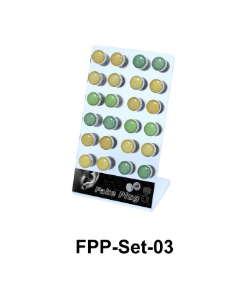 24 Fake Plugs Set FPP-Set-03