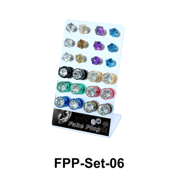 24 Fake Plugs Set FPP-Set-06